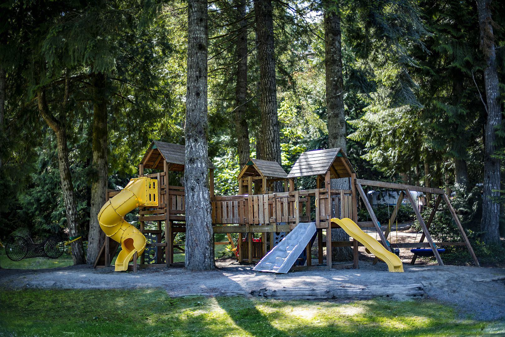 Vancouver Island Campground - Kids Playground